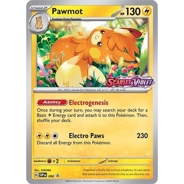 Image for Pawmot - 006 (Prerelease) (006) (SVP) - Pokemon