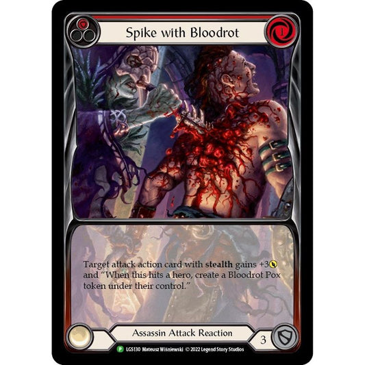 Image for Spike with Bloodrot - LGS130 (LGS130) (PR) - Flesh and Blood TCG