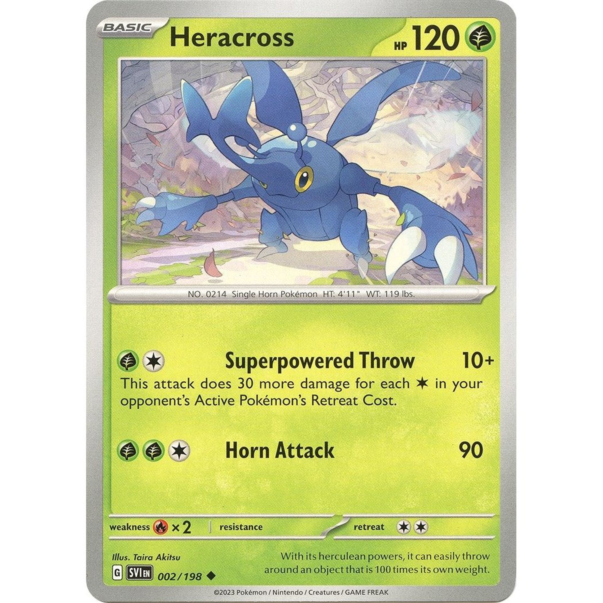 Image for Heracross (002/198) (SVI) - Pokemon