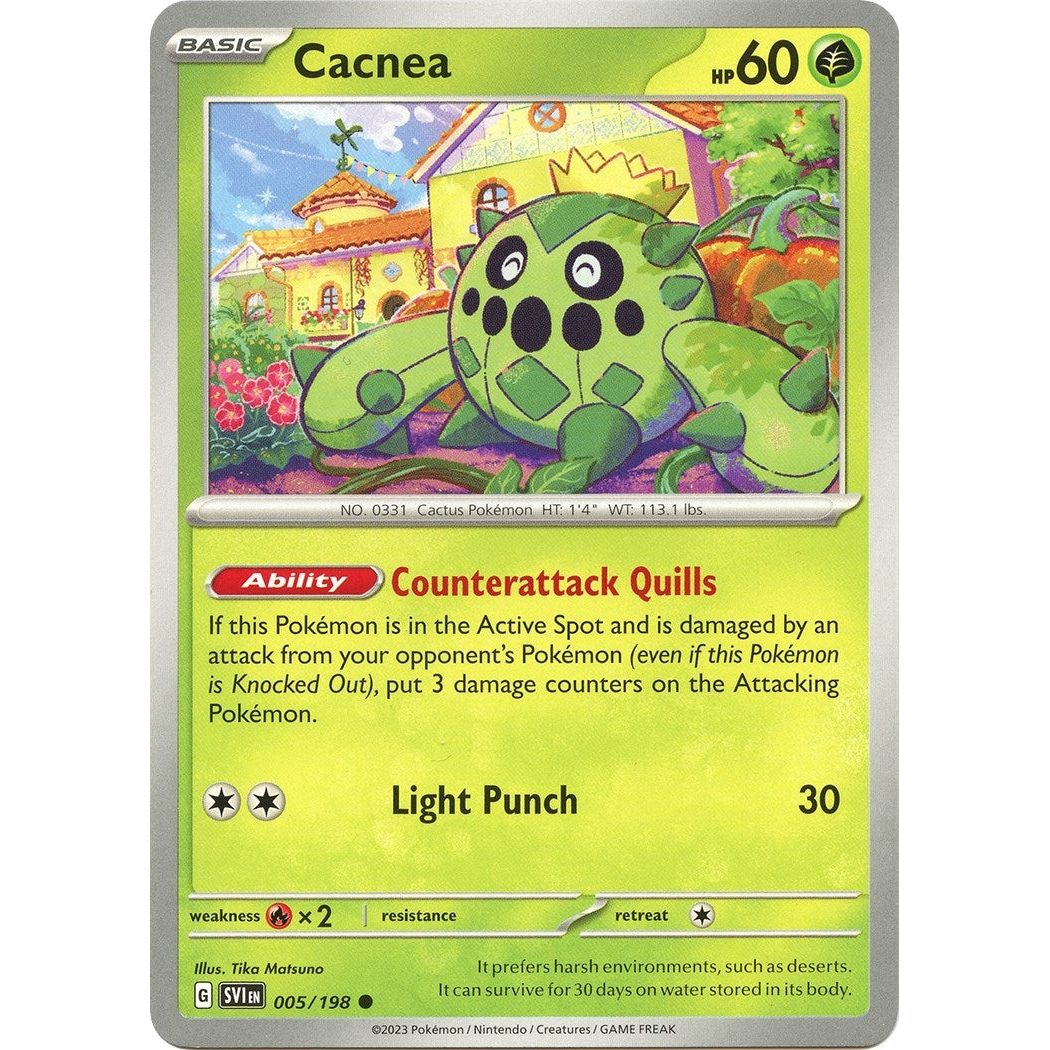 Image for Cacnea (005/198) (SVI) - Pokemon