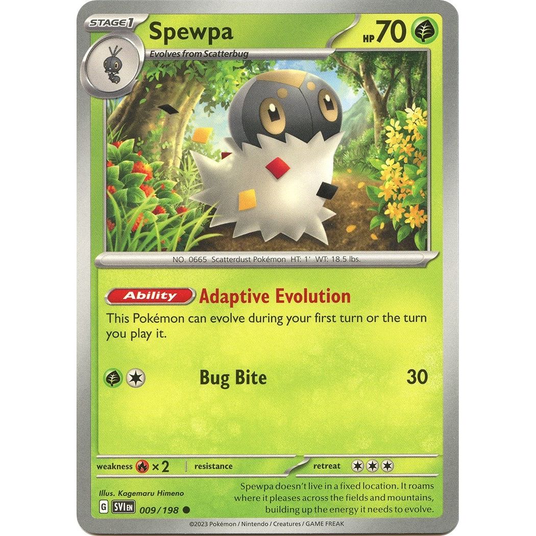 Image for Spewpa (009/198) (SVI) - Pokemon