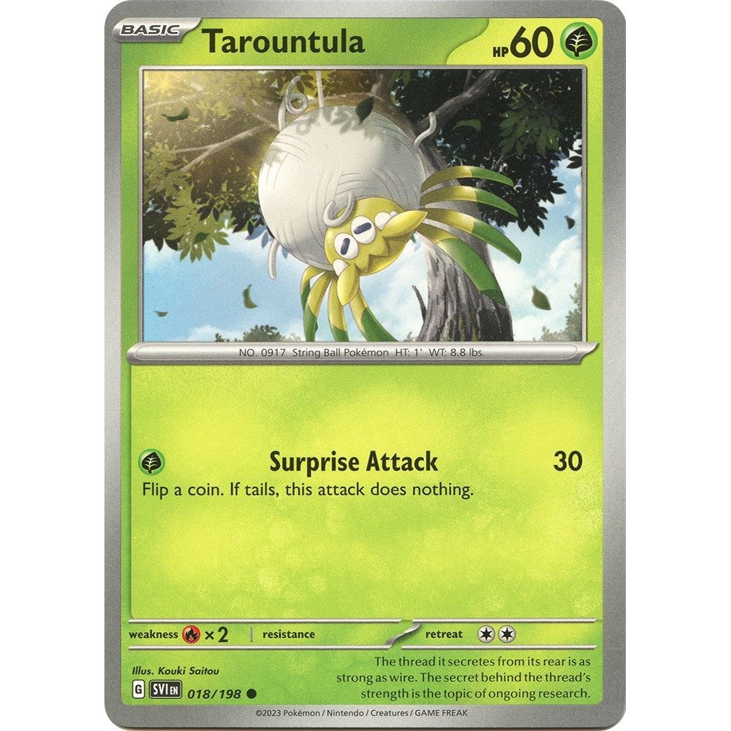 Image for Tarountula (018/198) (SVI) - Pokemon