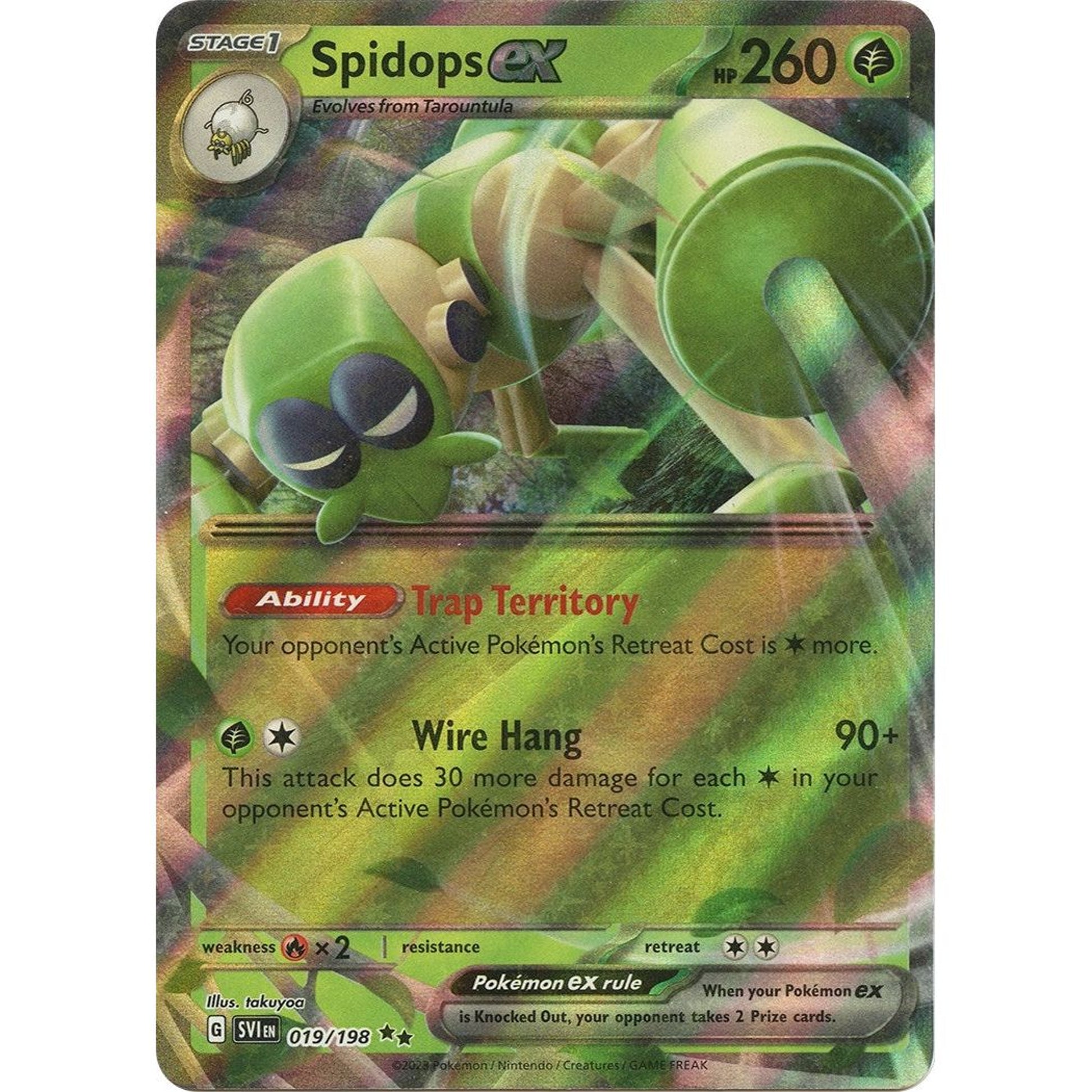 Image for Spidops ex (019/198) (SVI) - Pokemon