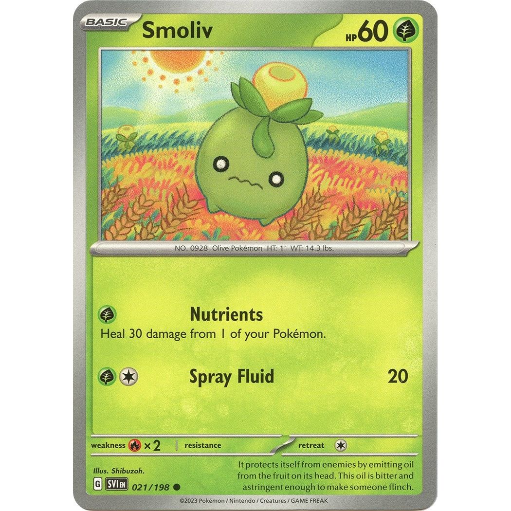 Image for Smoliv (021/198) (SVI) - Pokemon