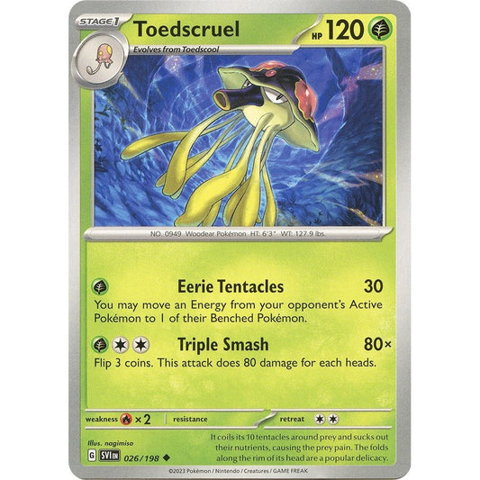 Image for Toedscruel (026/198) (SVI) - Pokemon