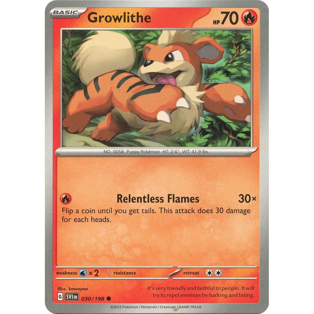 Image for Growlithe (030/198) (SVI) - Pokemon