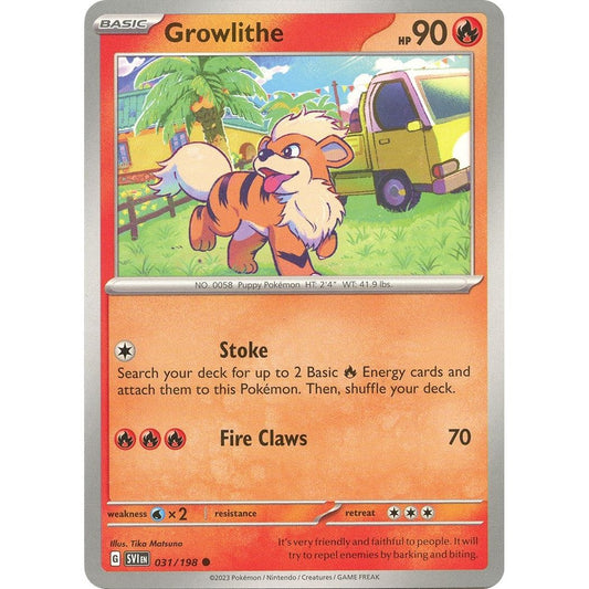 Image for Growlithe (031/198) (SVI) - Pokemon