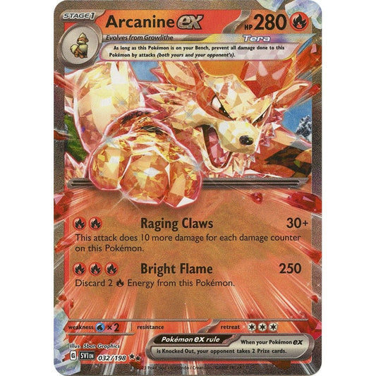 Image for Arcanine ex (032/198) (SVI) - Pokemon