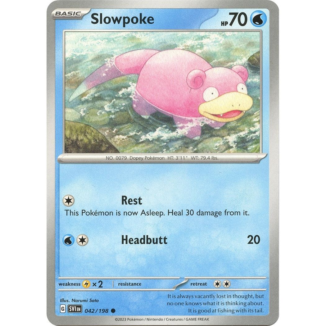 Image for Slowpoke (042/198) (SVI) - Pokemon