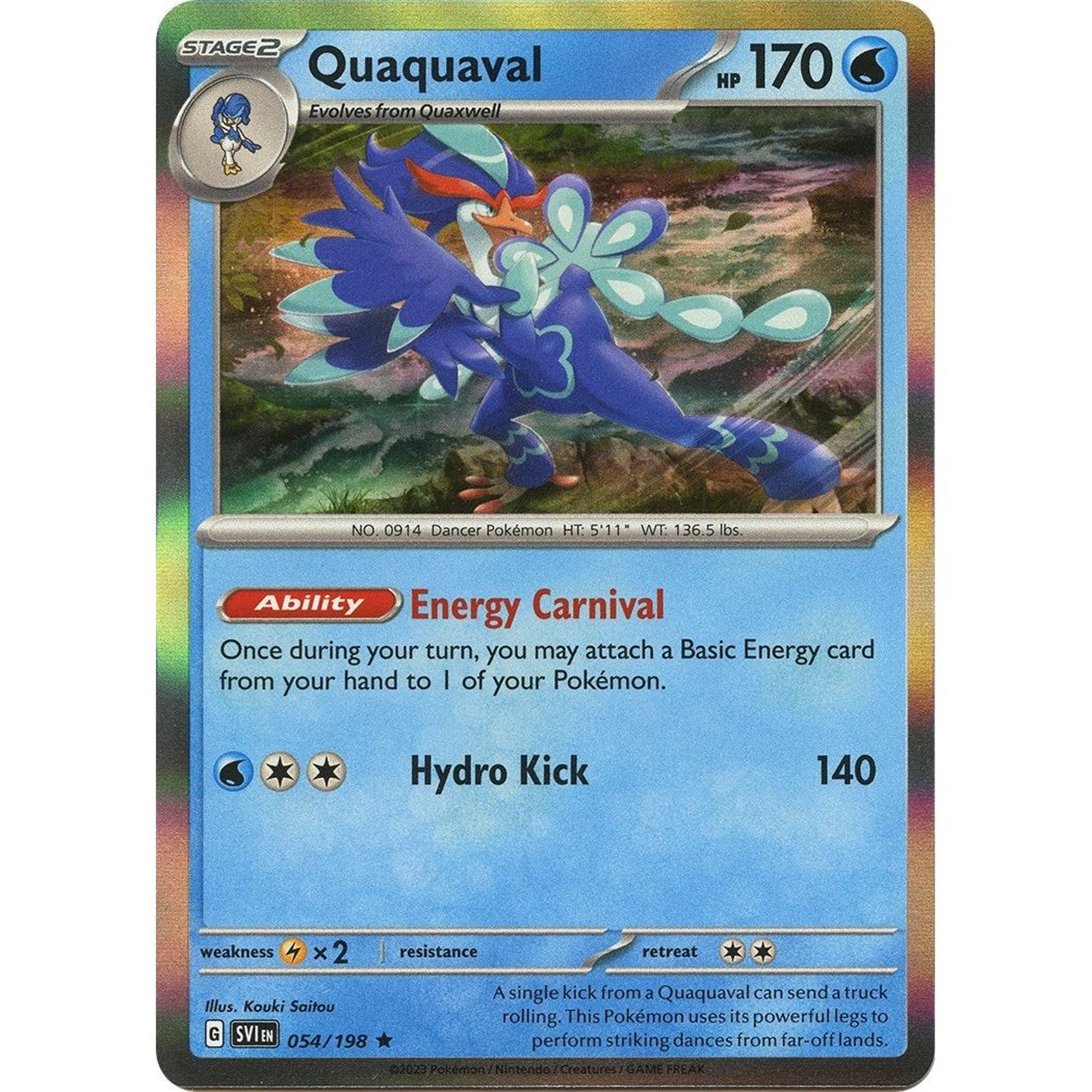 Image for Quaquaval (054/198) (SVI) - Pokemon