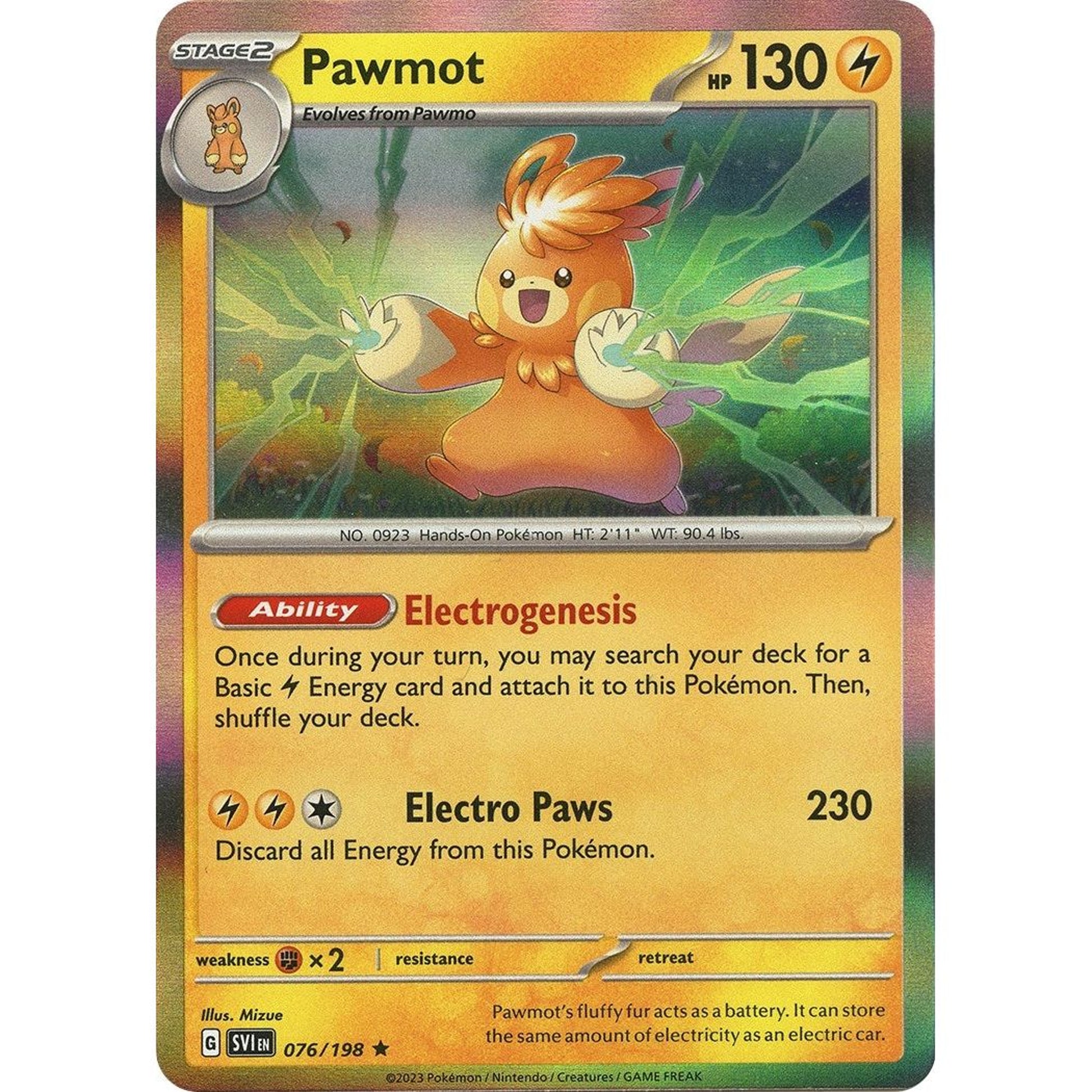 Image for Pawmot (076/198) (SVI) - Pokemon