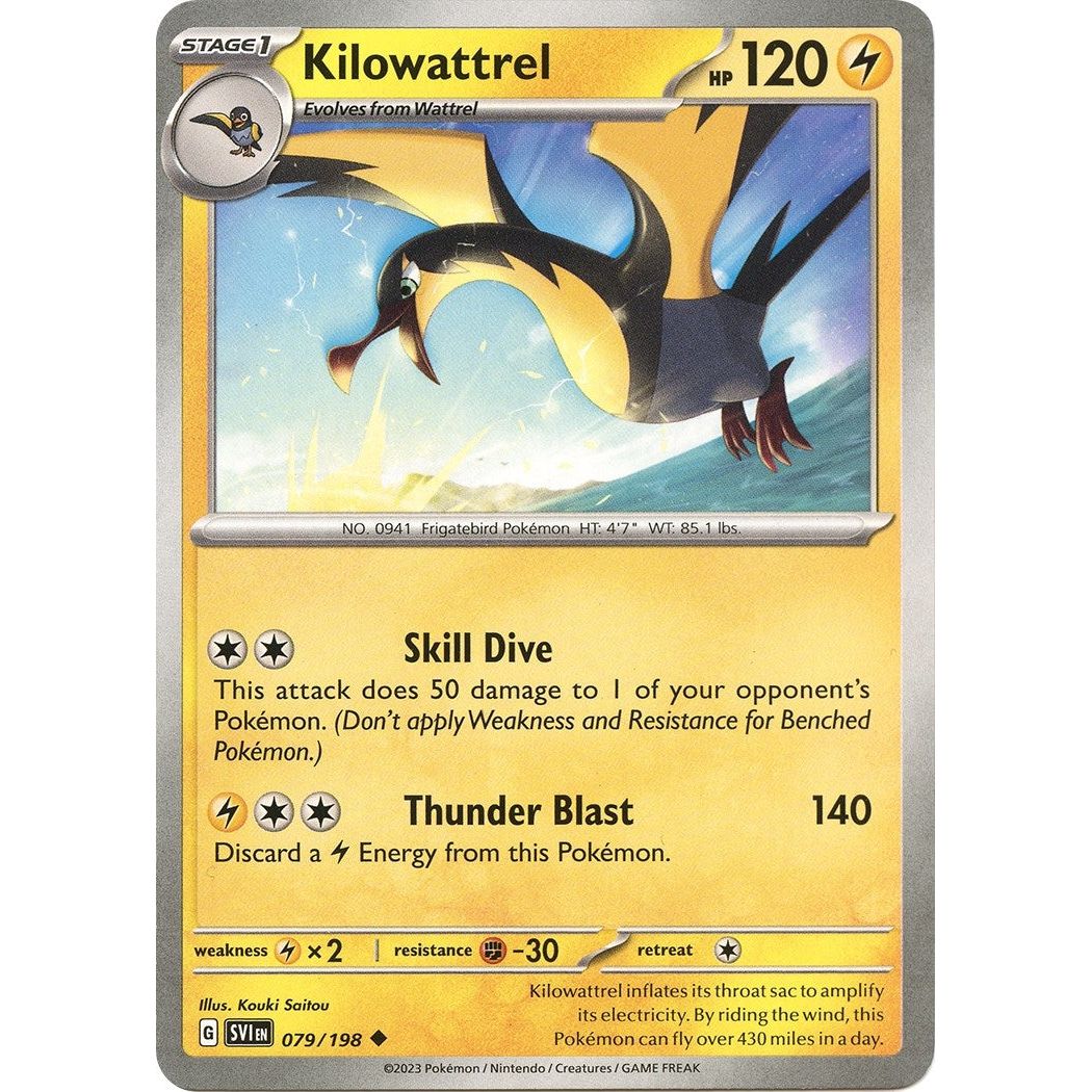 Image for Kilowattrel (079/198) (SVI) - Pokemon
