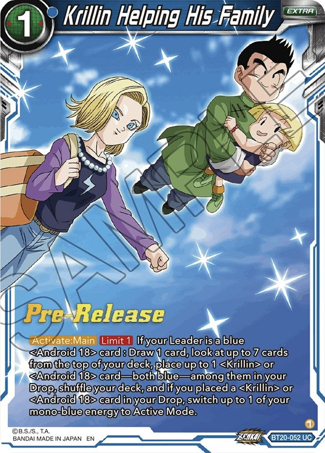Image for Krillin Helping His Family (BT20-052) (DBS-B20PRE) - Dragon Ball Super: Masters