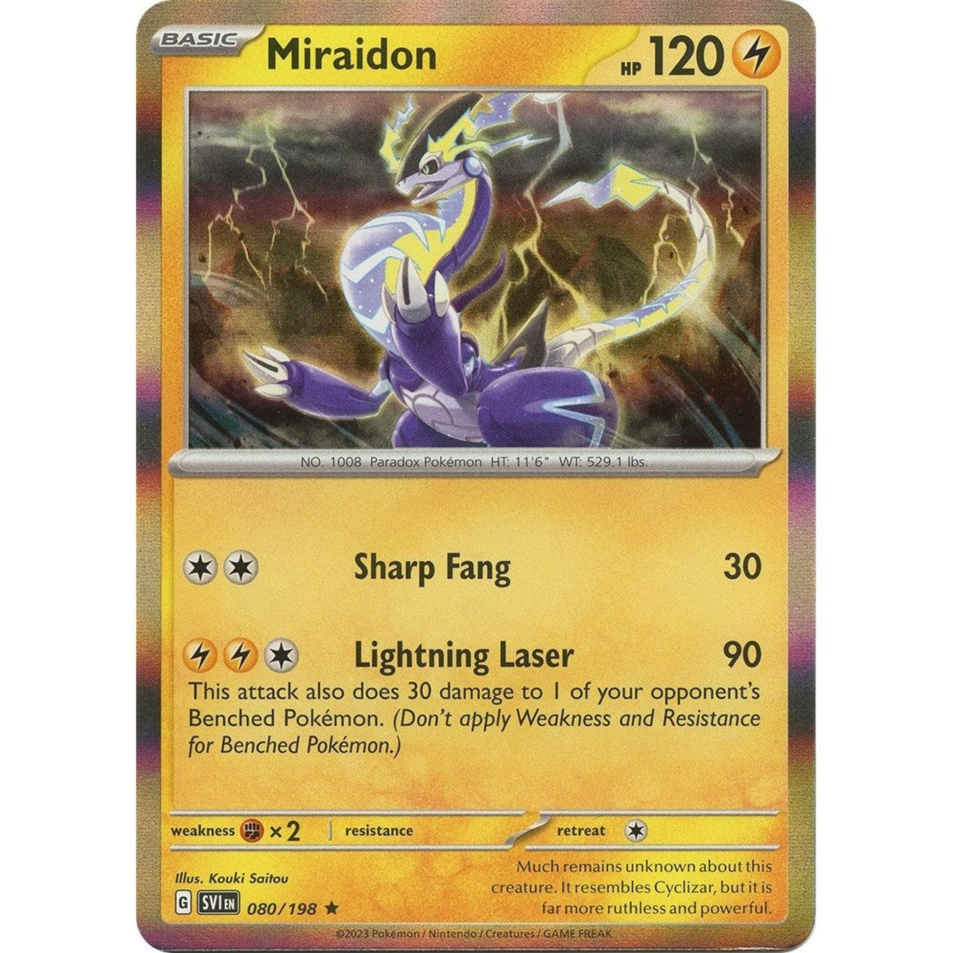 Image for Miraidon (080/198) (SVI) - Pokemon