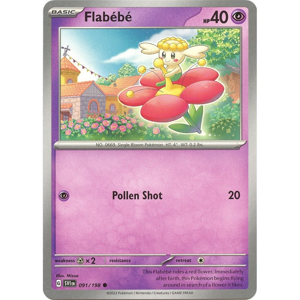 Image for Flabebe (091/198) (SVI) - Pokemon