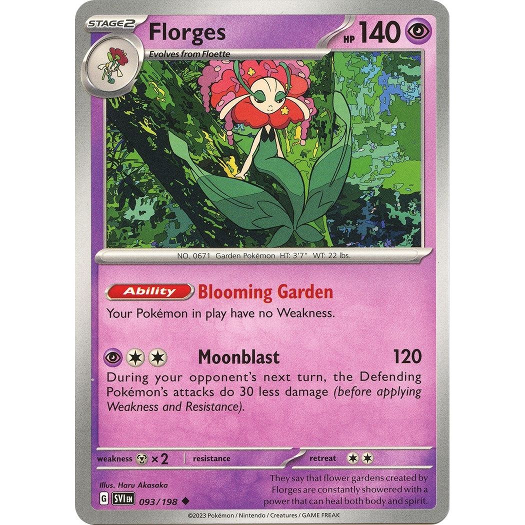 Image for Florges (093/198) (SVI) - Pokemon
