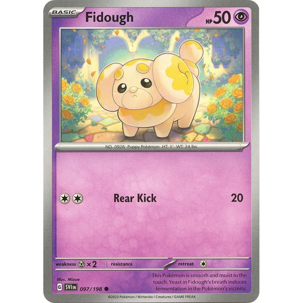 Image for Fidough (097/198) (SVI) - Pokemon