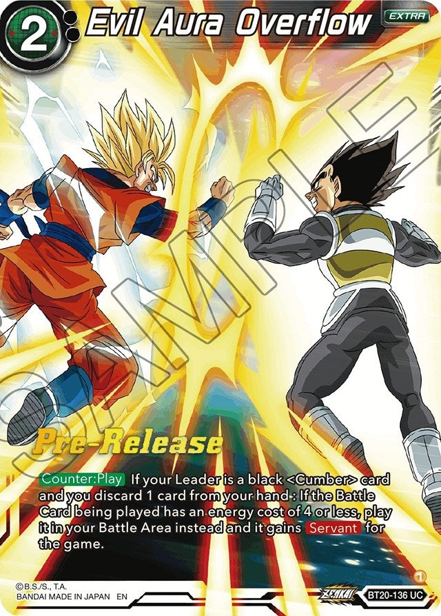 Image for Evil Aura Overflow (BT20-136) (DBS-B20PRE) - Dragon Ball Super: Masters