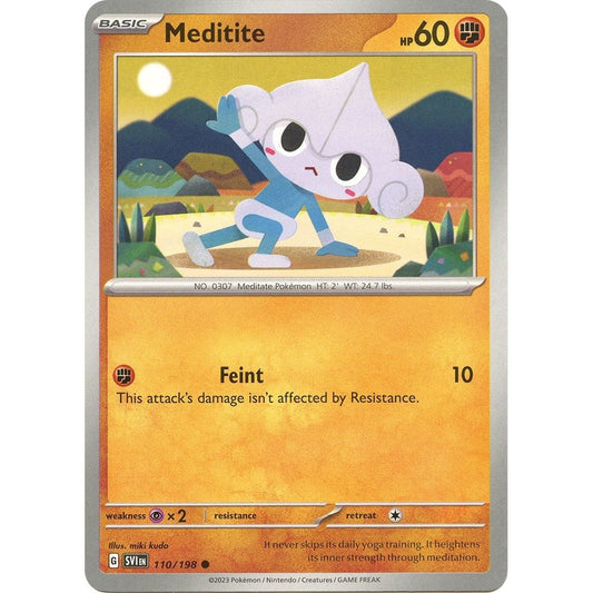 Image for Meditite (110/198) (SVI) - Pokemon