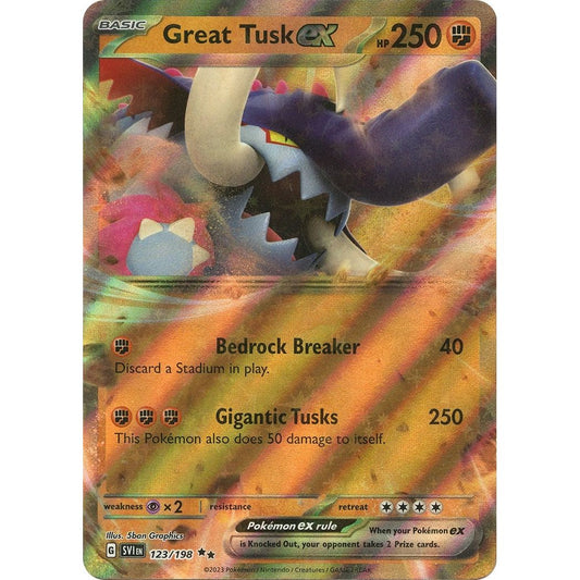Image for Great Tusk ex (123/198) (SVI) - Pokemon