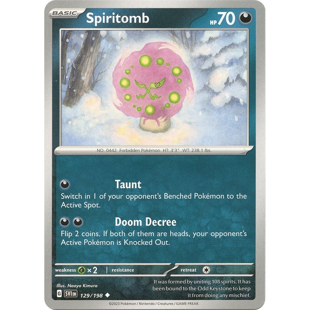 Image for Spiritomb (129/198) (SVI) - Pokemon