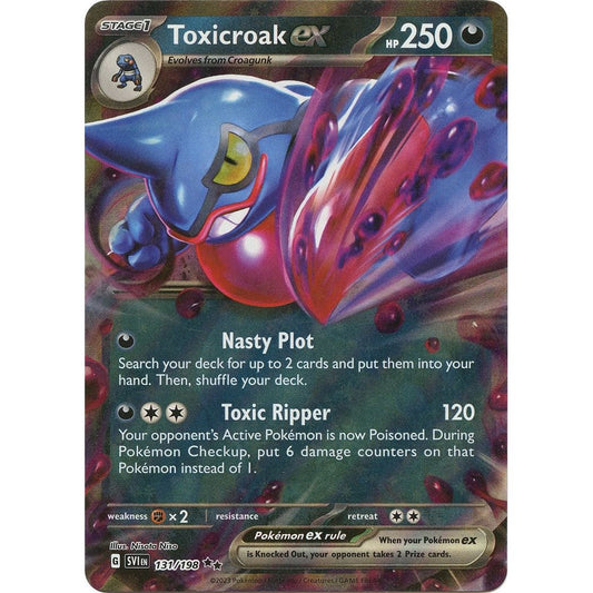Image for Toxicroak ex (131/198) (SVI) - Pokemon