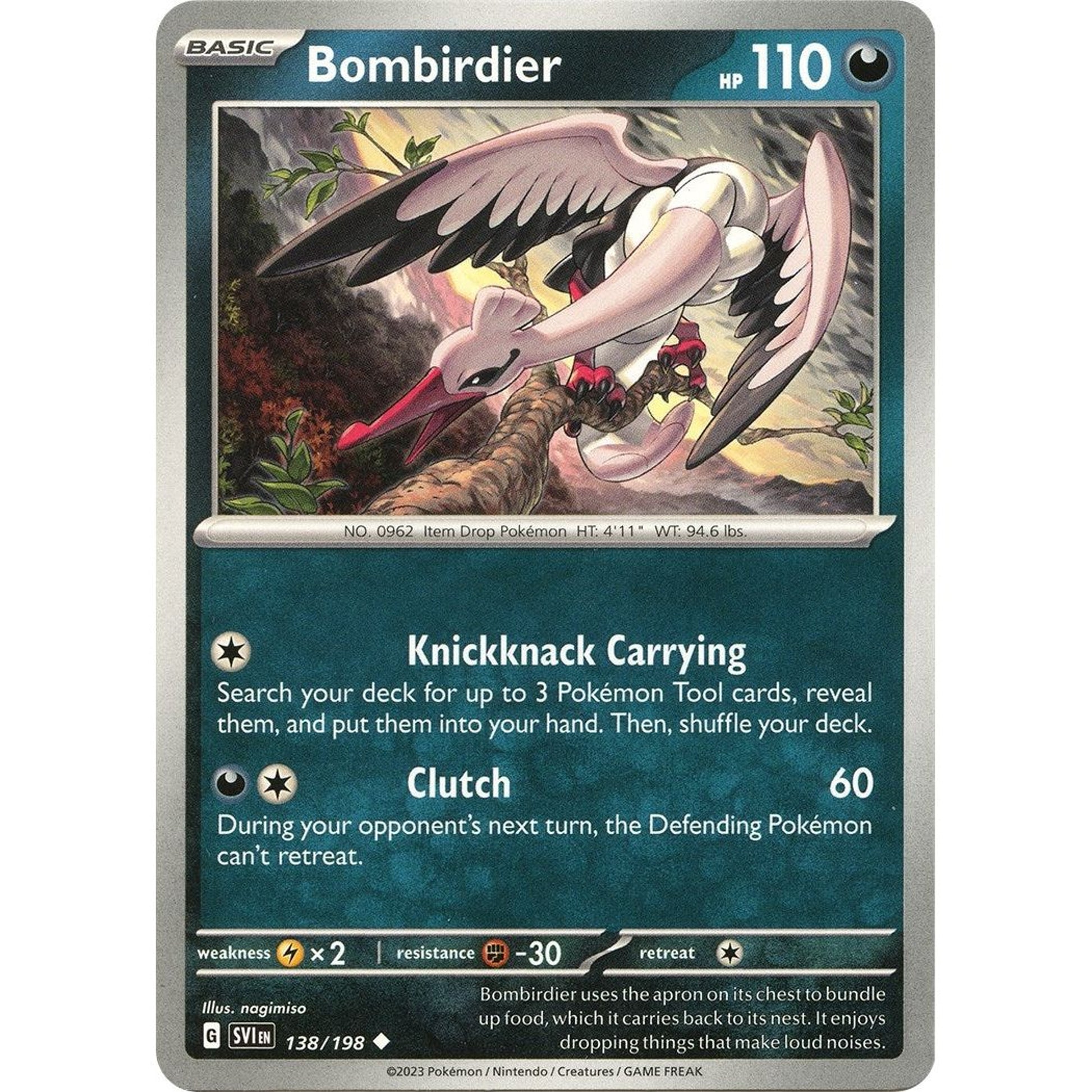Image for Bombirdier (138/198) (SVI) - Pokemon