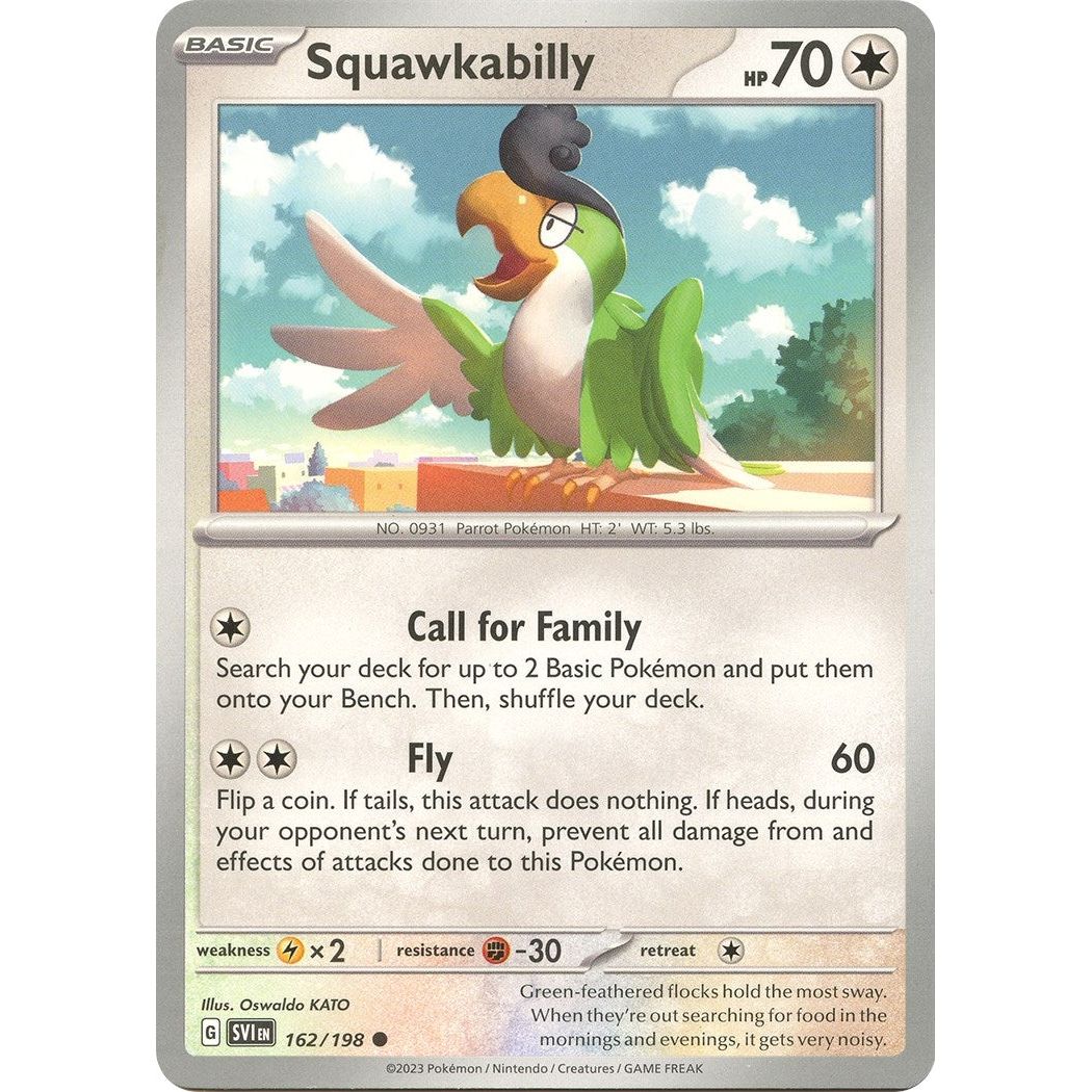 Image for Squawkabilly (162/198) (SVI) - Pokemon