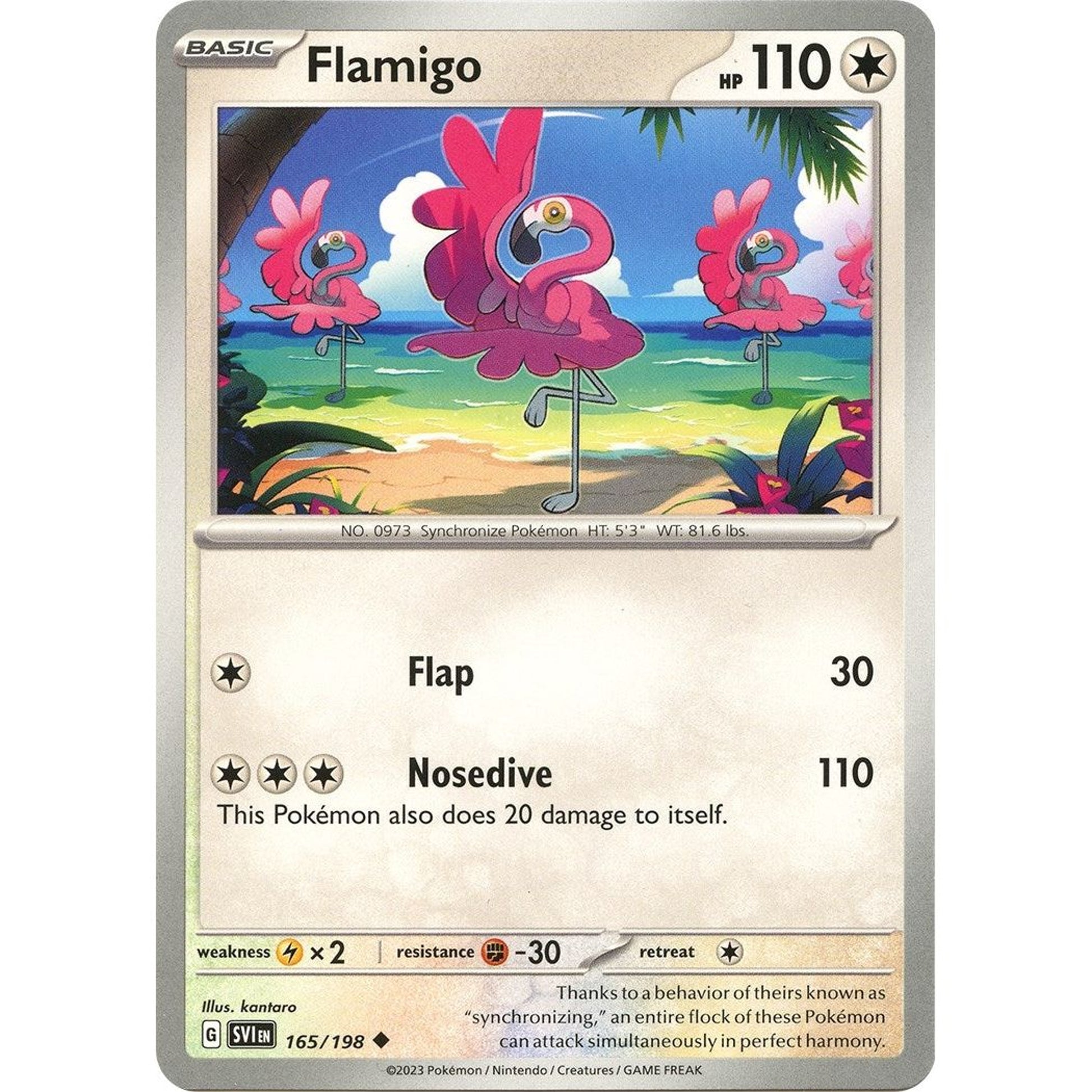 Image for Flamigo (165/198) (SVI) - Pokemon