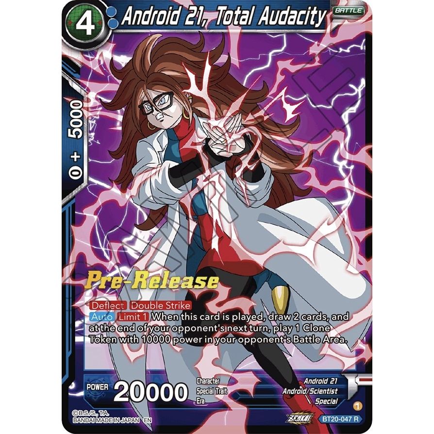 Image for Android 21, Total Audacity (BT20-047) (DBS-B20PRE) - Dragon Ball Super: Masters