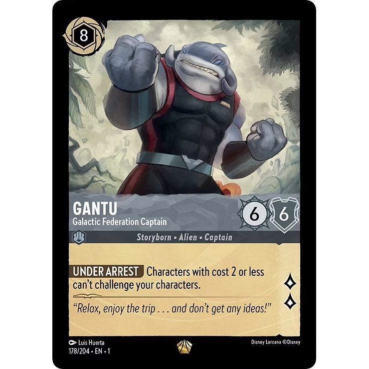 Image for Gantu - Galactic Federation Captain (178/204) (1) - Disney Lorcana