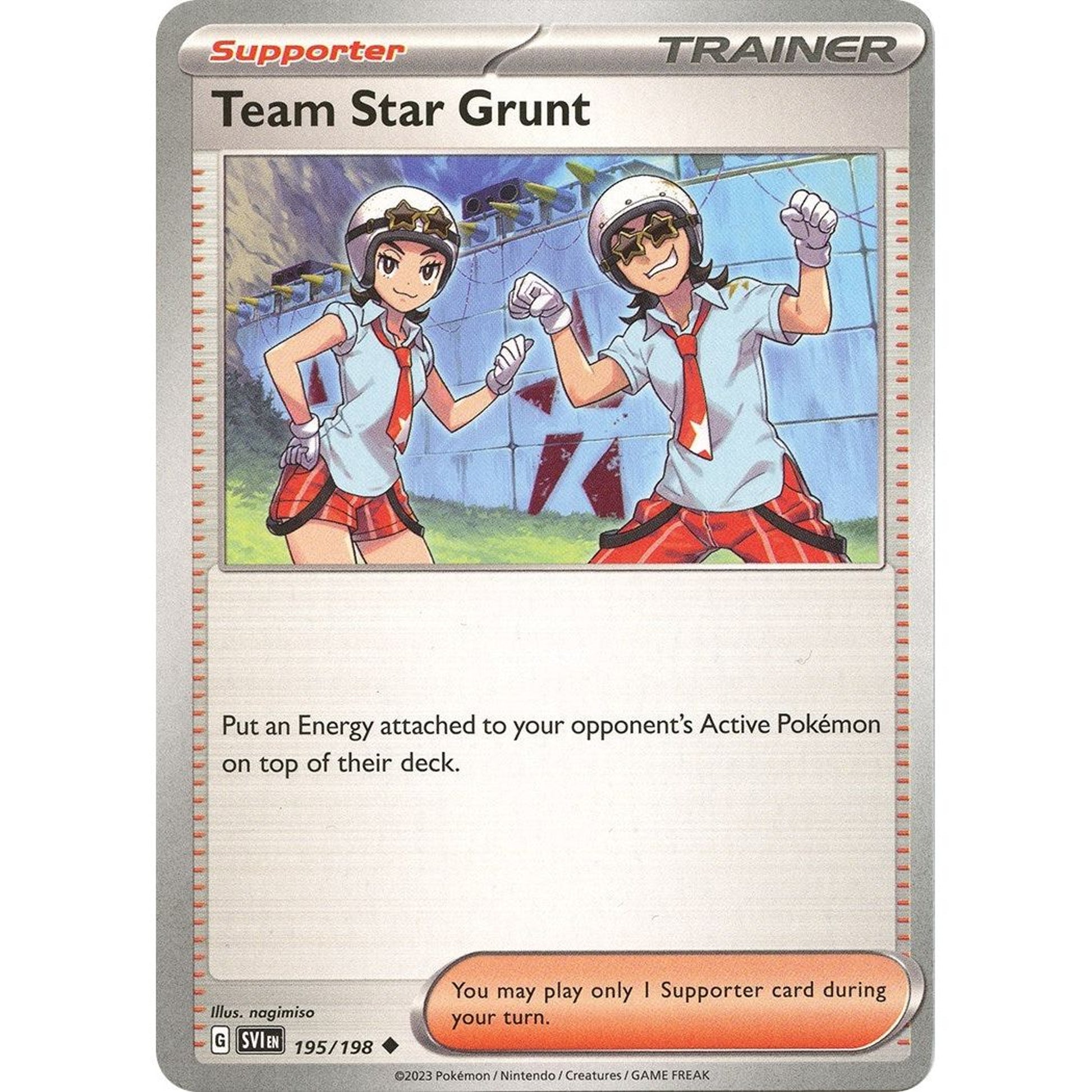 Image for Team Star Grunt (195/198) (SVI) - Pokemon