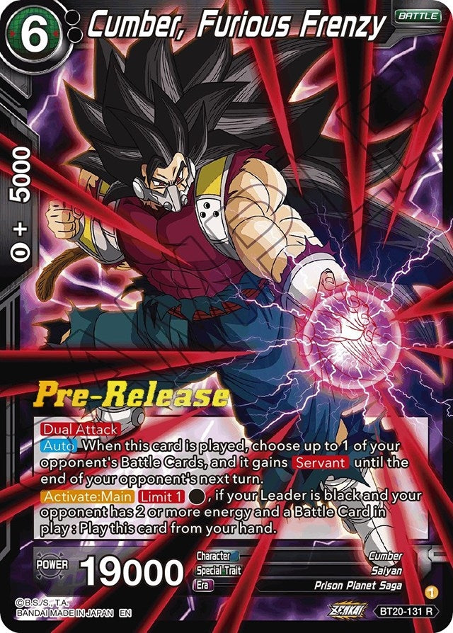 Image for Cumber, Furious Frenzy (BT20-131) (DBS-B20PRE) - Dragon Ball Super: Masters