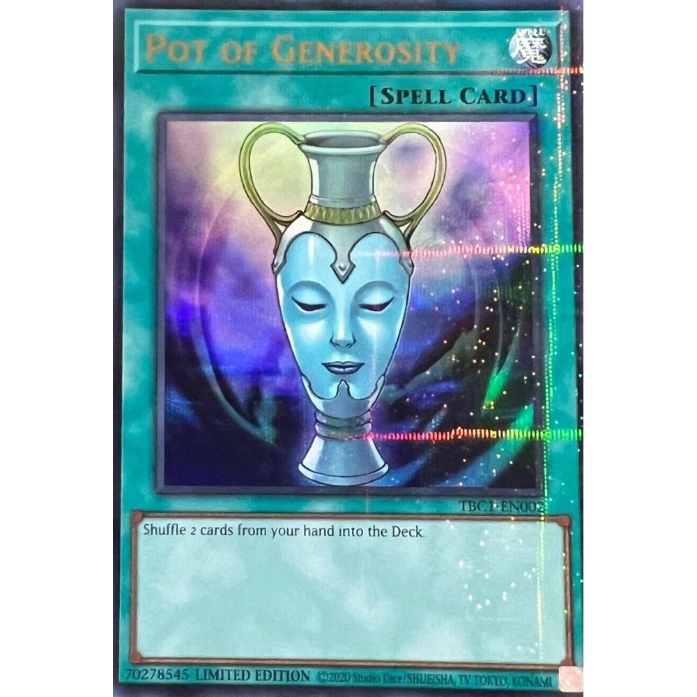 Image for Pot of Generosity (TBC1-EN002) (TBC1) - YuGiOh