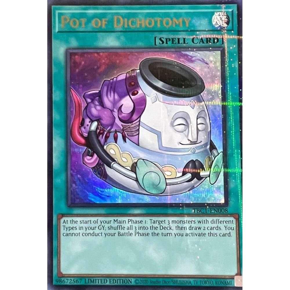 Image for Pot of Dichotomy (TBC1-EN008) (TBC1) - YuGiOh