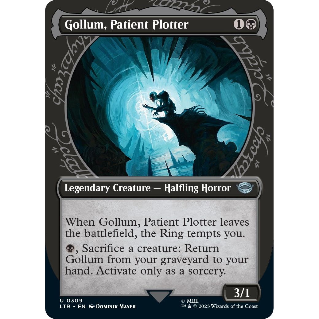 Image for Gollum, Patient Plotter (Showcase) (309) (LTR) - Magic: The Gathering