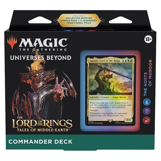Image for The Lord of the Rings: Tales of Middle-earth Commander Deck - The Hosts of Mordor - Magic: The Gathering