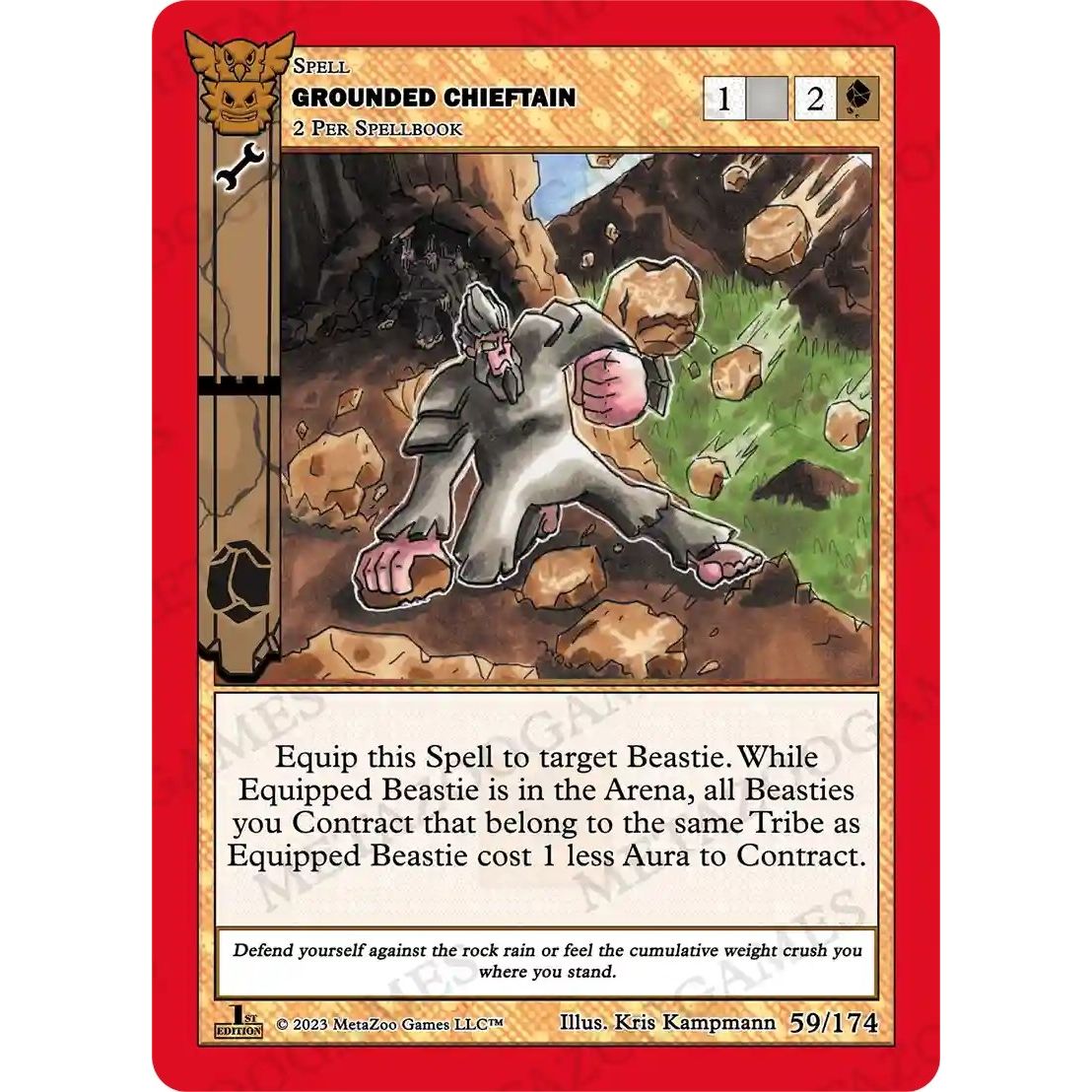 Image for Grounded Chieftain (59/174) (NATFE) - MetaZoo