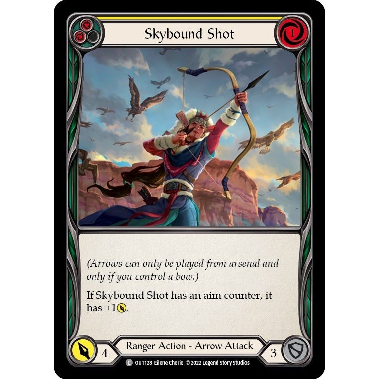 Image for Skybound Shot (Yellow) (OUT128) (OUT) - Flesh and Blood TCG