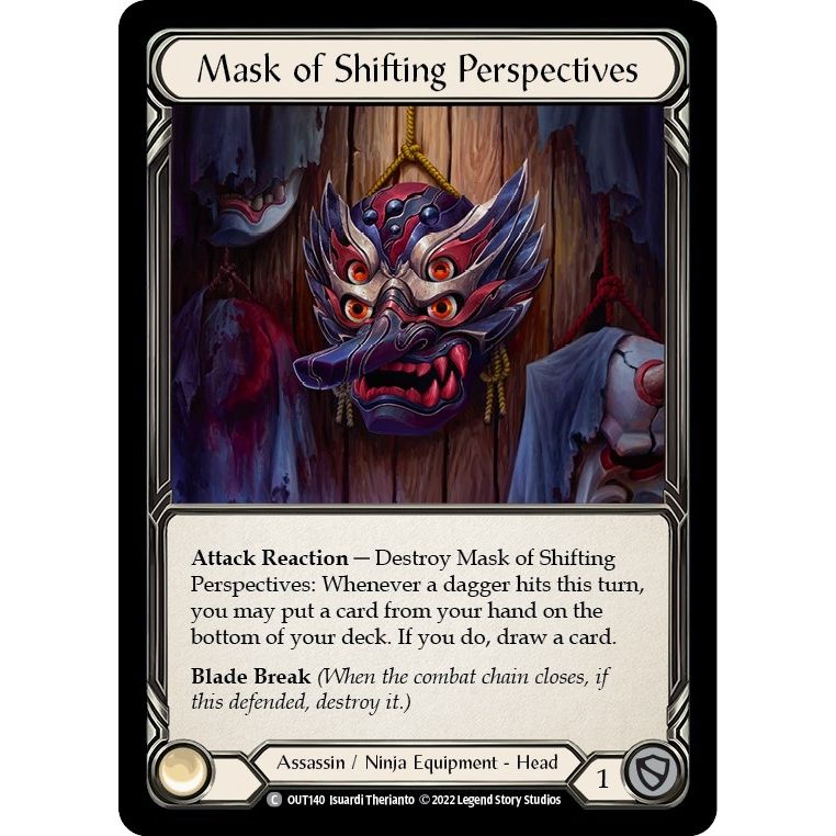 Image for Mask of Shifting Perspectives (OUT140) (OUT) - Flesh and Blood TCG
