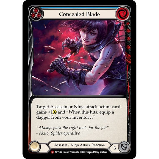 Image for Concealed Blade (OUT143) (OUT) - Flesh and Blood TCG