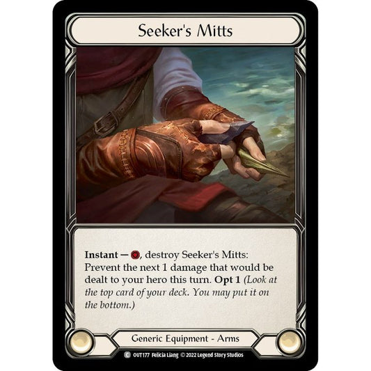 Image for Seeker's Mitts (OUT177) (OUT) - Flesh and Blood TCG