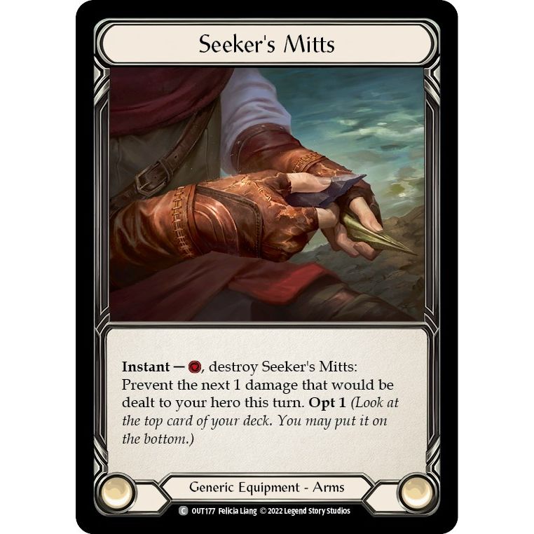 Image for Seeker's Mitts (OUT177) (OUT) - Flesh and Blood TCG