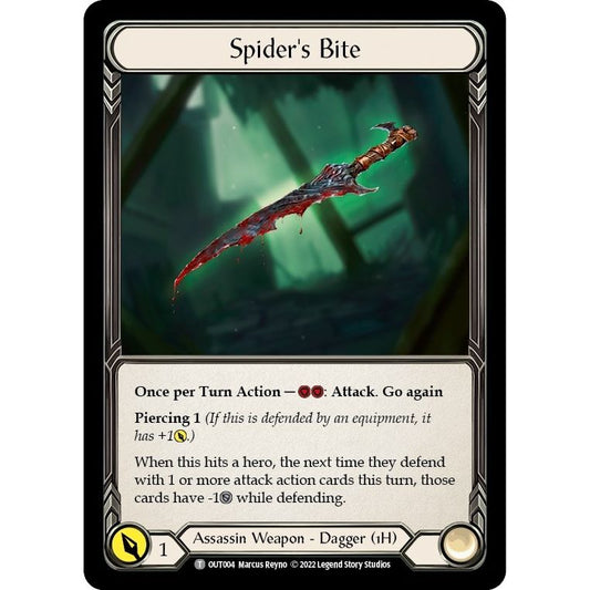 Image for Spider's Bite (OUT004) (OUT) - Flesh and Blood TCG