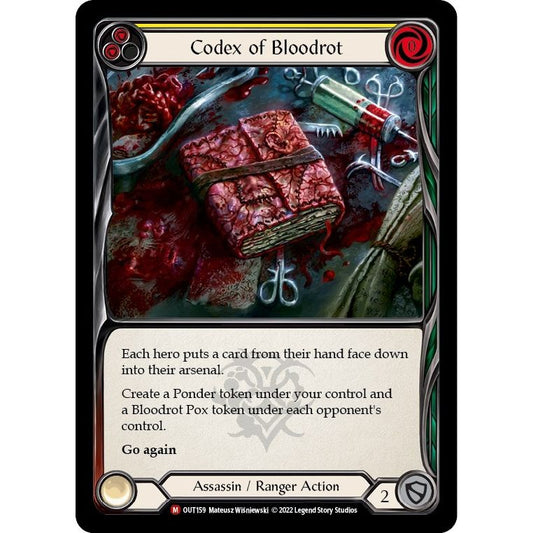 Image for Codex of Bloodrot (OUT159) (OUT) - Flesh and Blood TCG