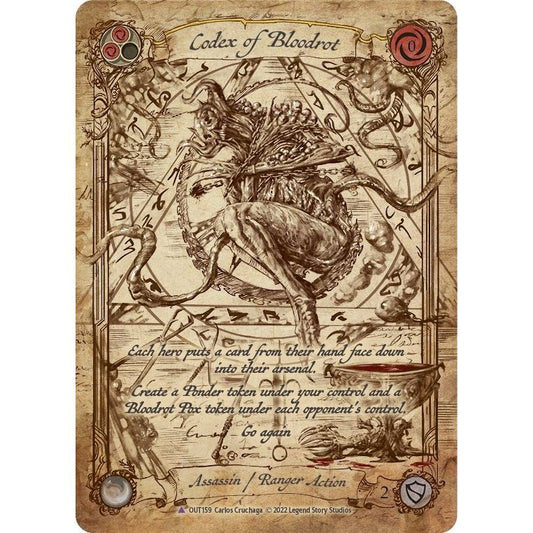 Image for Codex of Bloodrot (Marvel) (OUT159) (OUT) - Flesh and Blood TCG