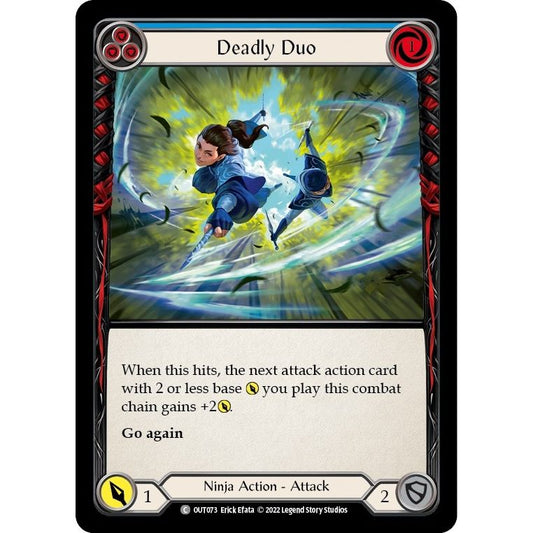 Image for Deadly Duo (Blue) (OUT073) (OUT) - Flesh and Blood TCG