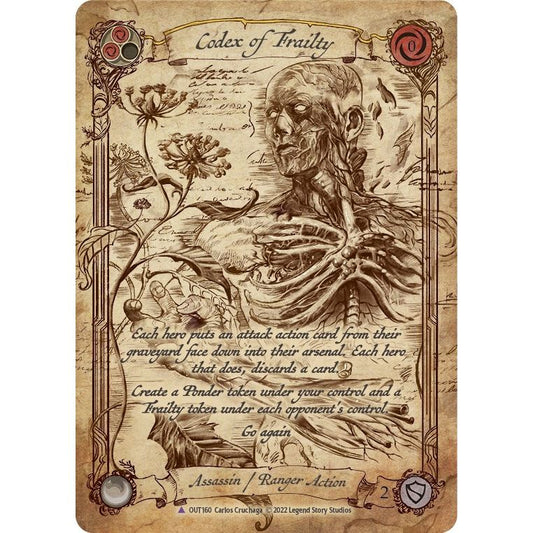 Image for Codex of Frailty (Marvel) (OUT160) (OUT) - Flesh and Blood TCG