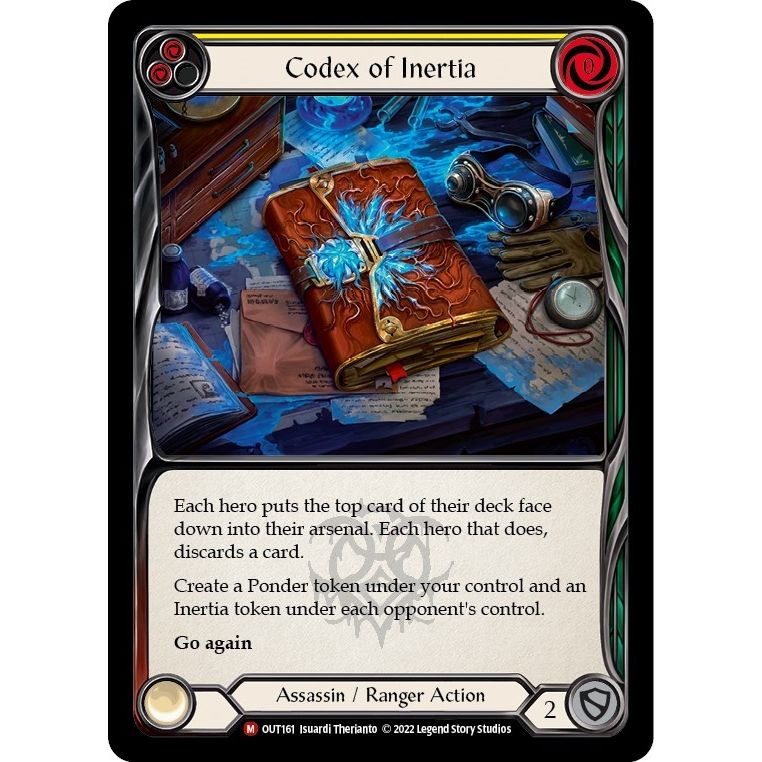 Image for Codex of Inertia (OUT161) (OUT) - Flesh and Blood TCG