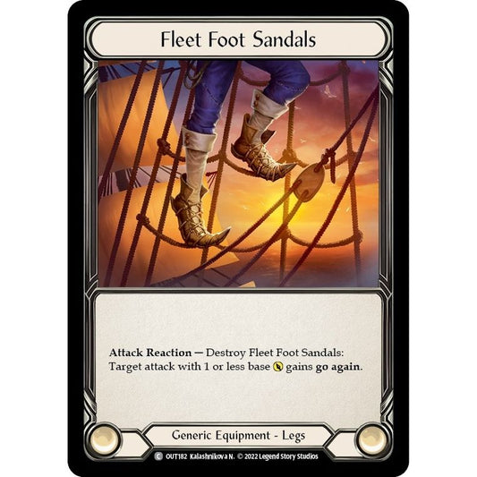 Image for Fleet Foot Sandals (OUT182) (OUT) - Flesh and Blood TCG
